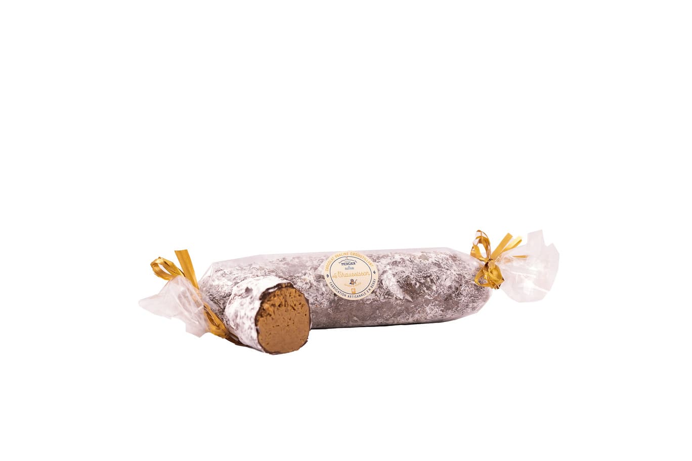 Saucisson en chocolat praliné croustillant - lot de 12
