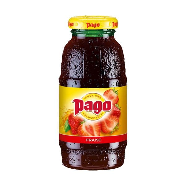 Pago - fraise verre perdu ivp 20cl x12