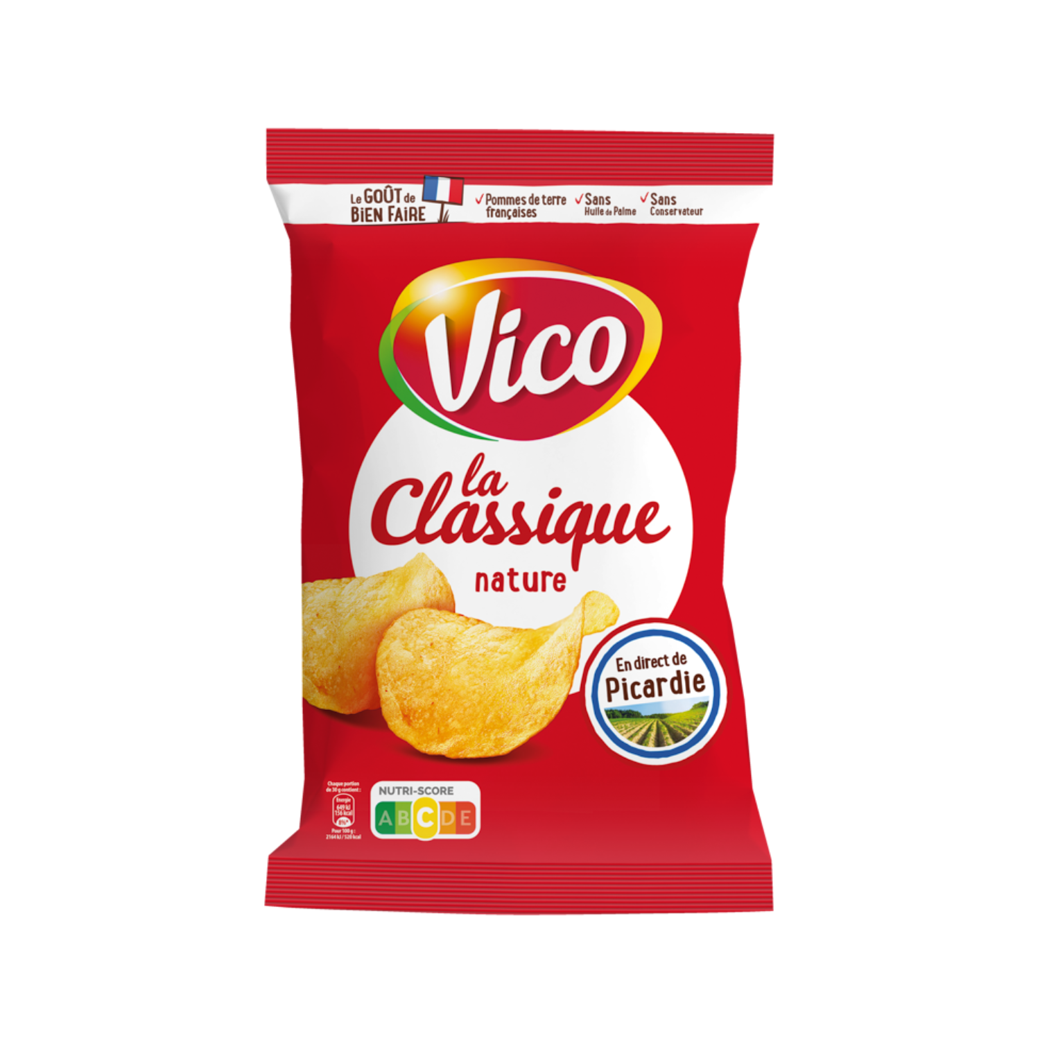 Chips la classique carton  90 sachets de 27,5gr vico