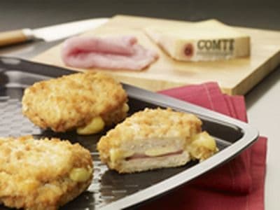 Escalopes cordon bleu comté aop, 12 pièces de 150g