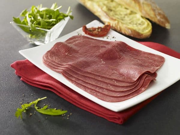 Bœuf charolais tranché, barquette de 10 tranches