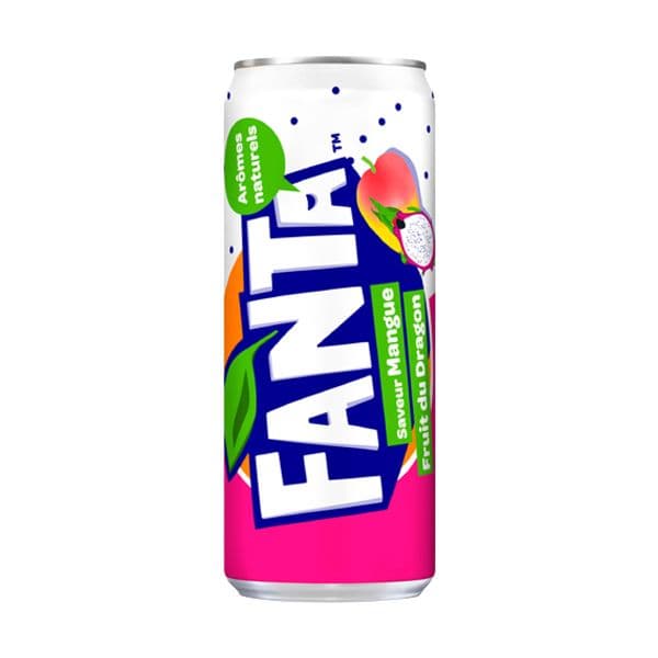 Fanta - mangue fruit du dragon 33cl x24