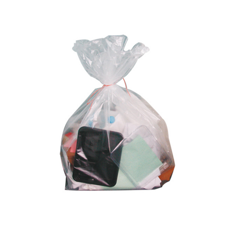 Sac poubelle transparent 420x380x1 200mm 160000ml, 100pcs