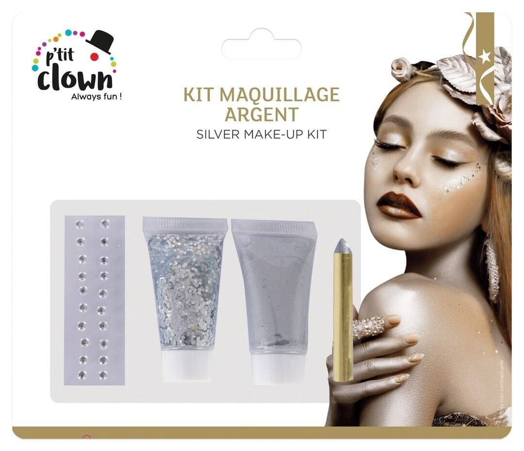 Kit maquillage - argent