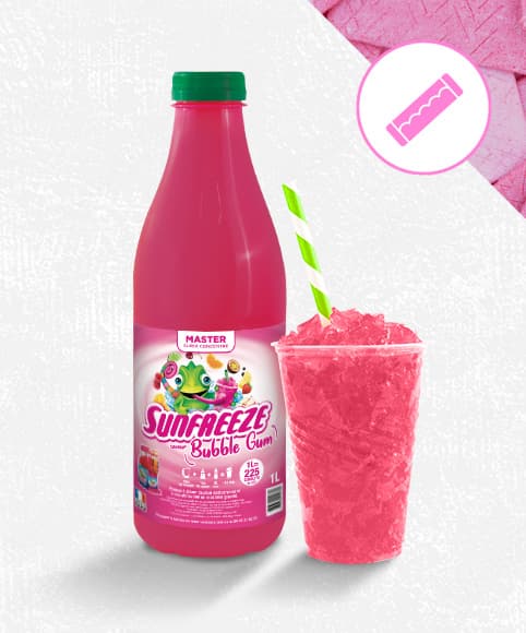 Sirop ultra-concentré pour granité, master - bubble gum - 1 lot de 6