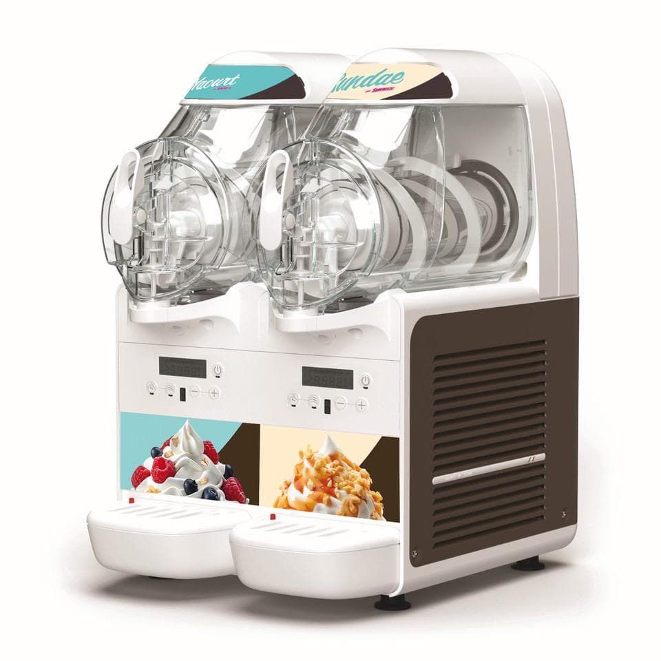 Machine à sunday Freezy-cream, 2 cuves