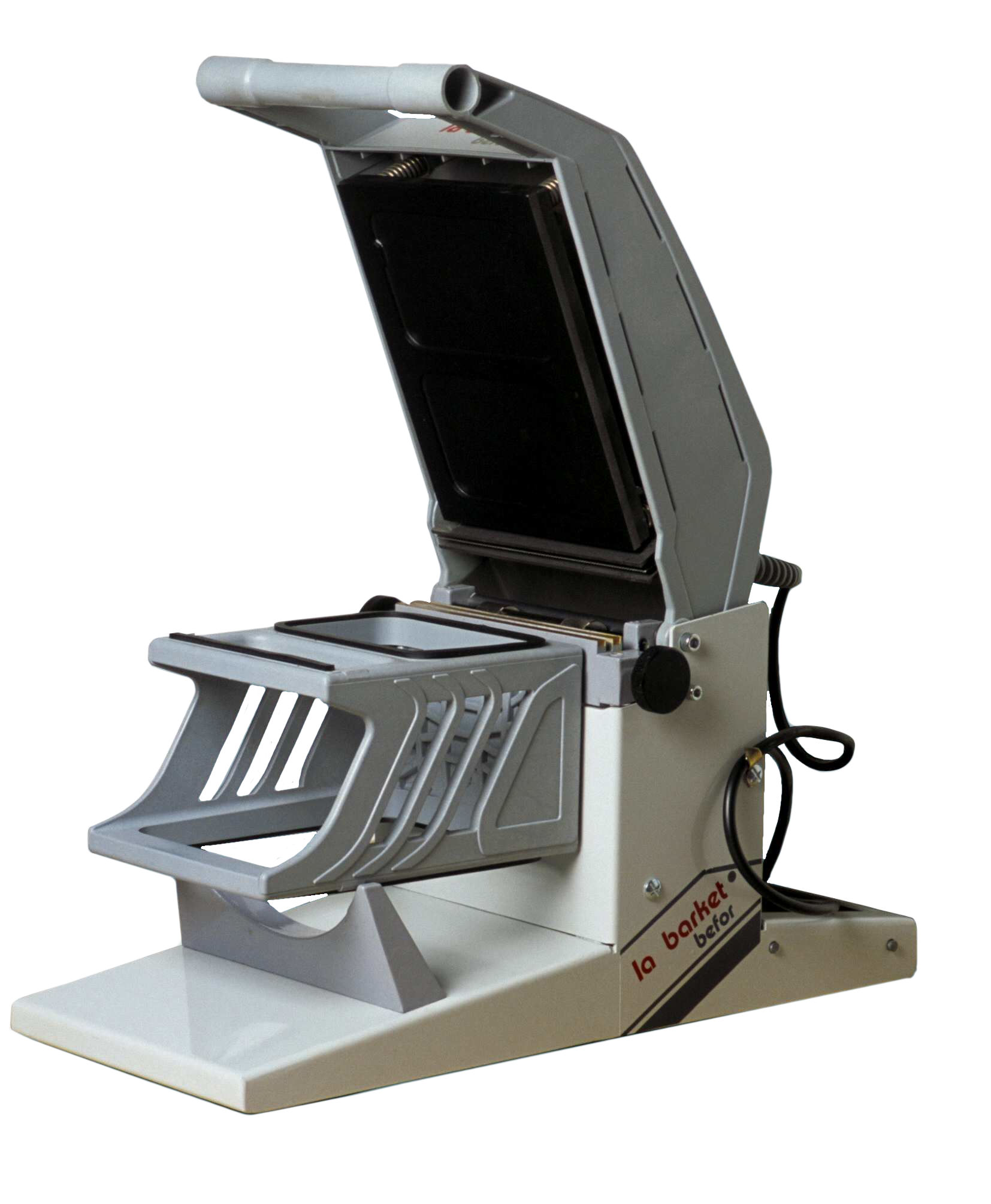 Scelleuse barquette manuelle à nacelle pivotante cltp 192x138 et 138x96 mm