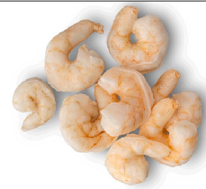 Crevettes décortiquées cuites - 1 kg
