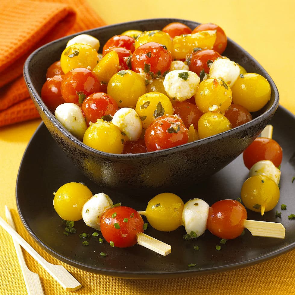 Salade à l'italienne tomates mozzarella