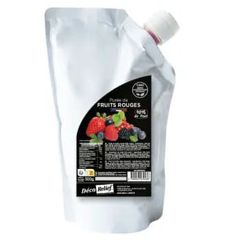 Purée de fruits - fruits rouges 500g
