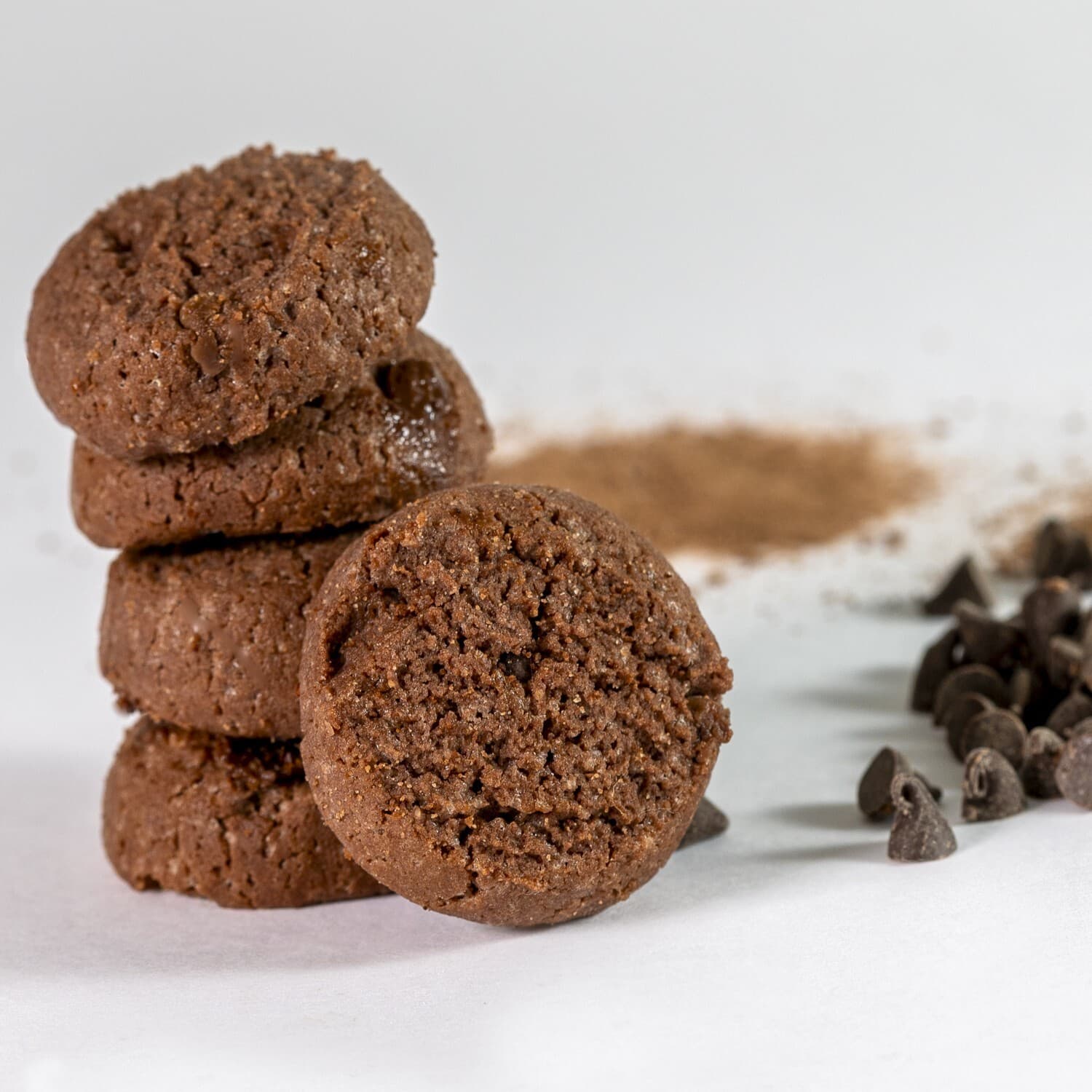 Biscuit sans gluten savoureux duo de chocolat en vrac de 2kg