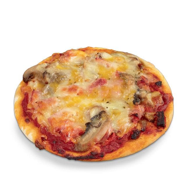 Pizza champignons/lardons/fromage