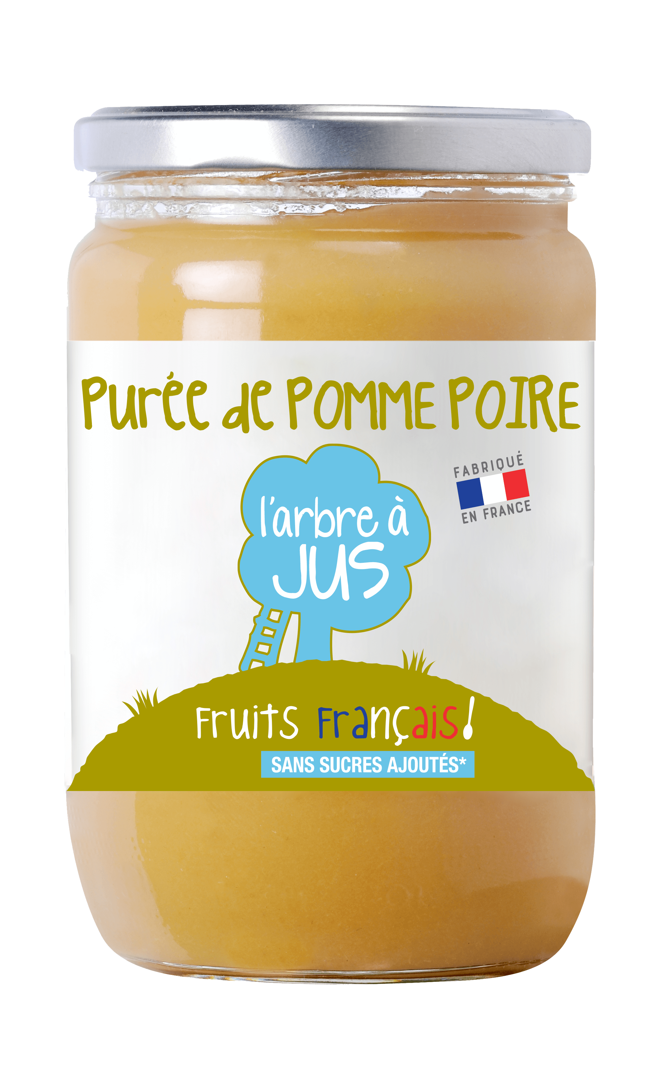 Purée de pomme poire 600g vendu par 12