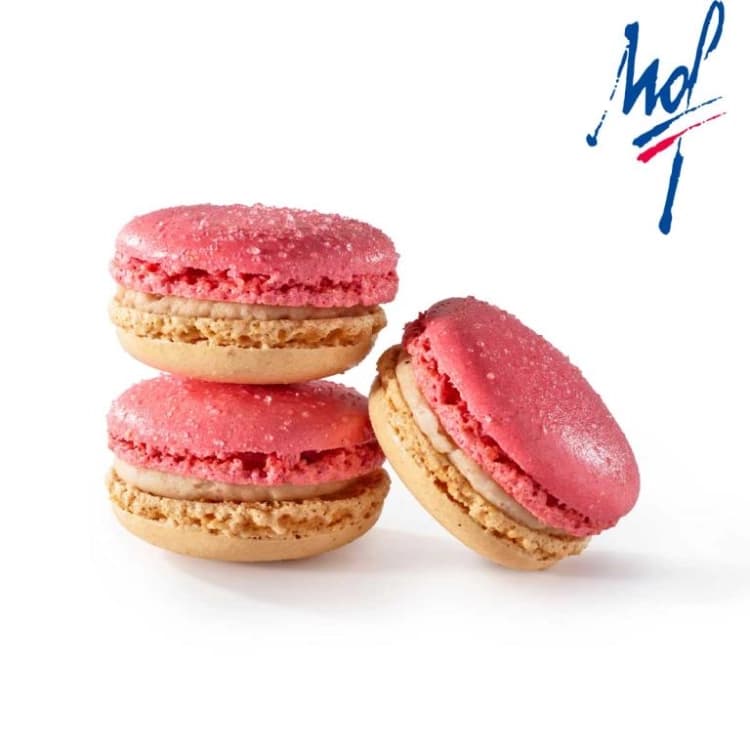 Macaron champagne rosé x45 pièces de 16g