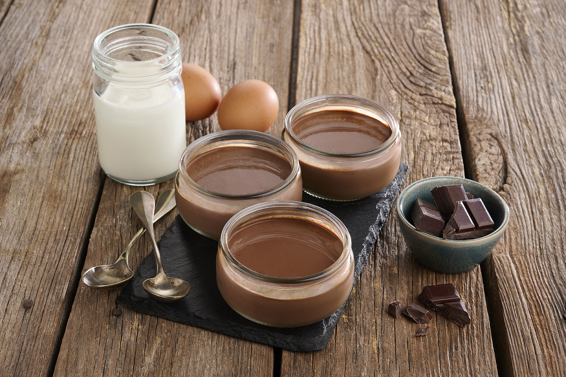 Crème dessert chocolat noir