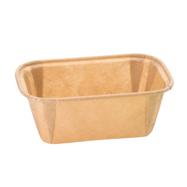 Moule de cuisson rectangle en papier  112x67x40mm par 100 pièces