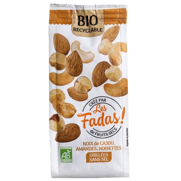 Mix oléagineux grillé sans sel bio - lot de 7