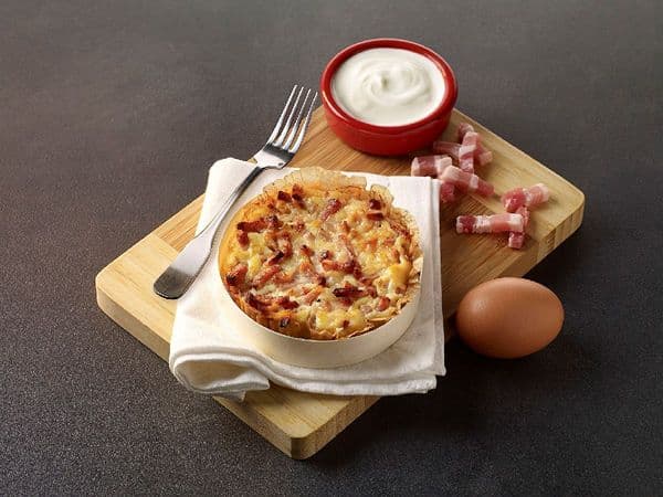 Cœur de quiche aux petits lardons, 6 pièces de 200g