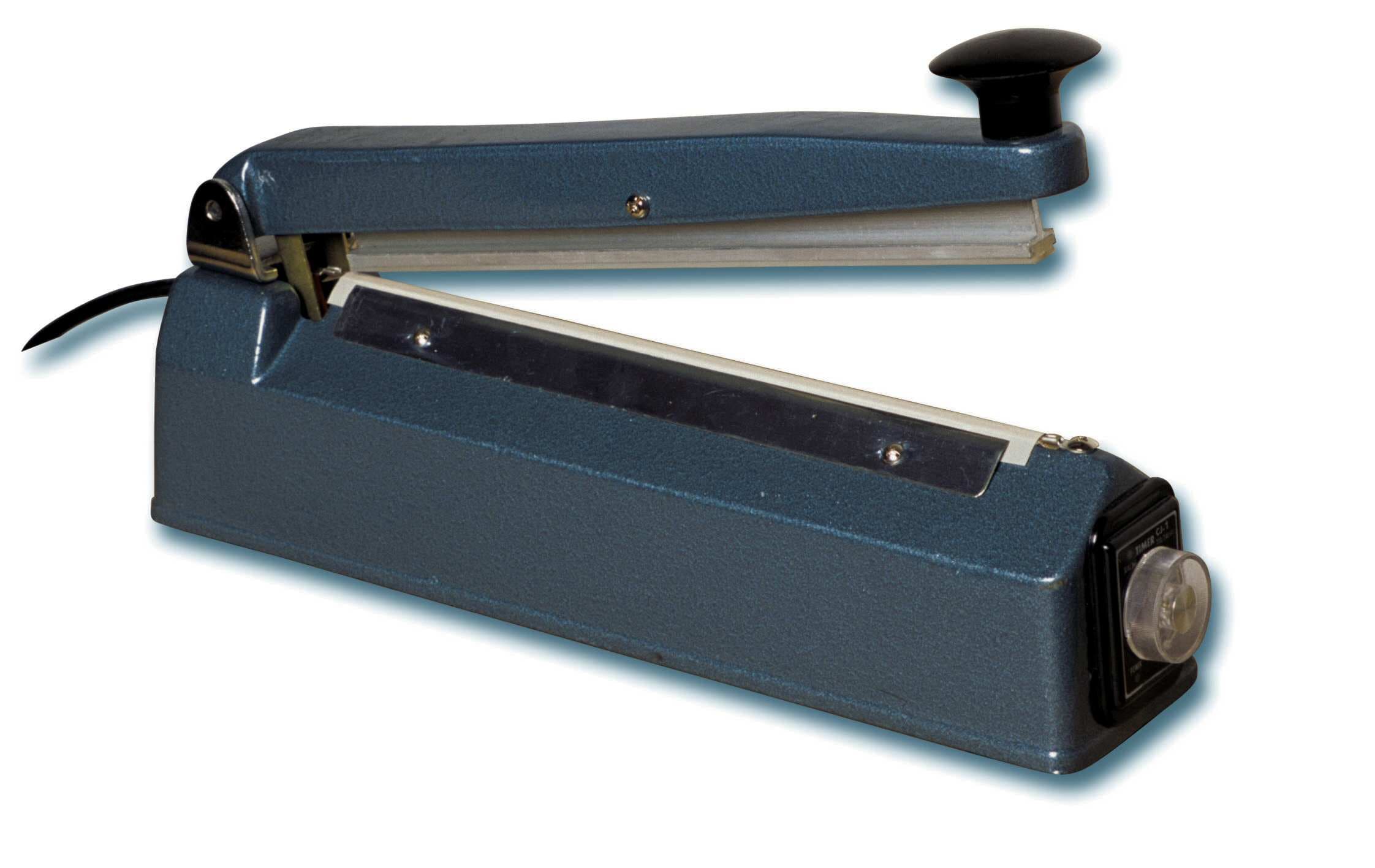 Scelleuse de sachets pp et pe 450 mm max. En inox avec levier et coupe