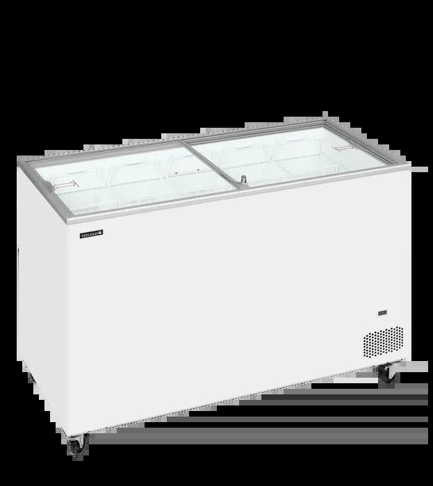Conservateur portes vitrées coulissantes 350l