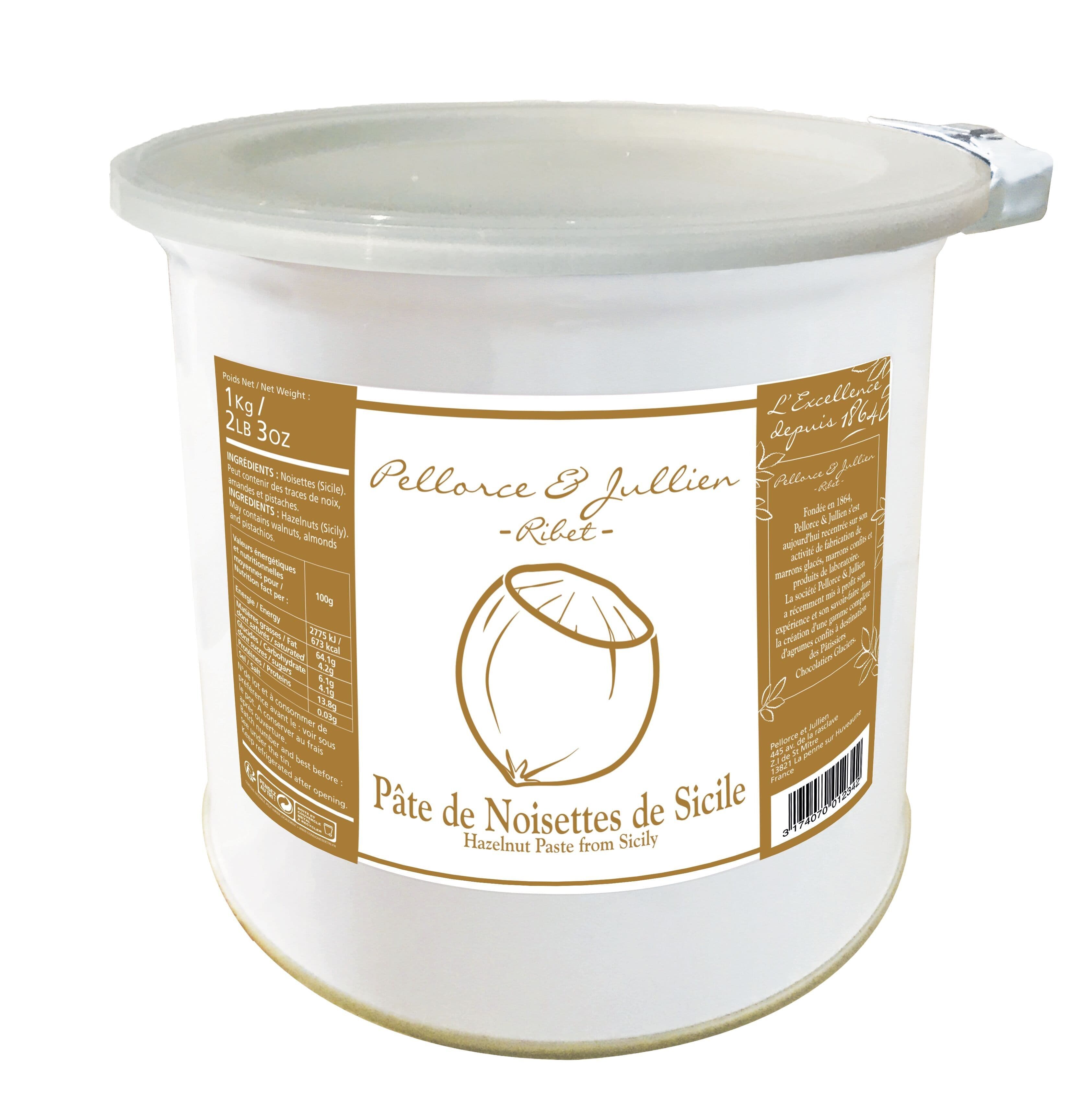 Pâte de noisettes 3kg