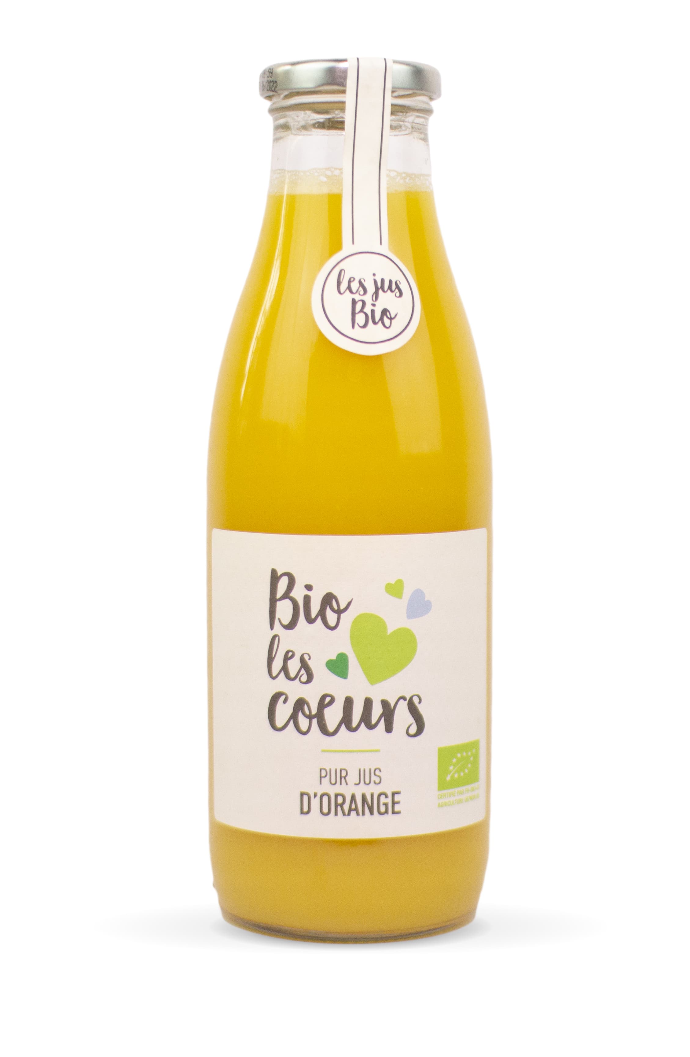 Pur jus d'orange bio vendu par 6