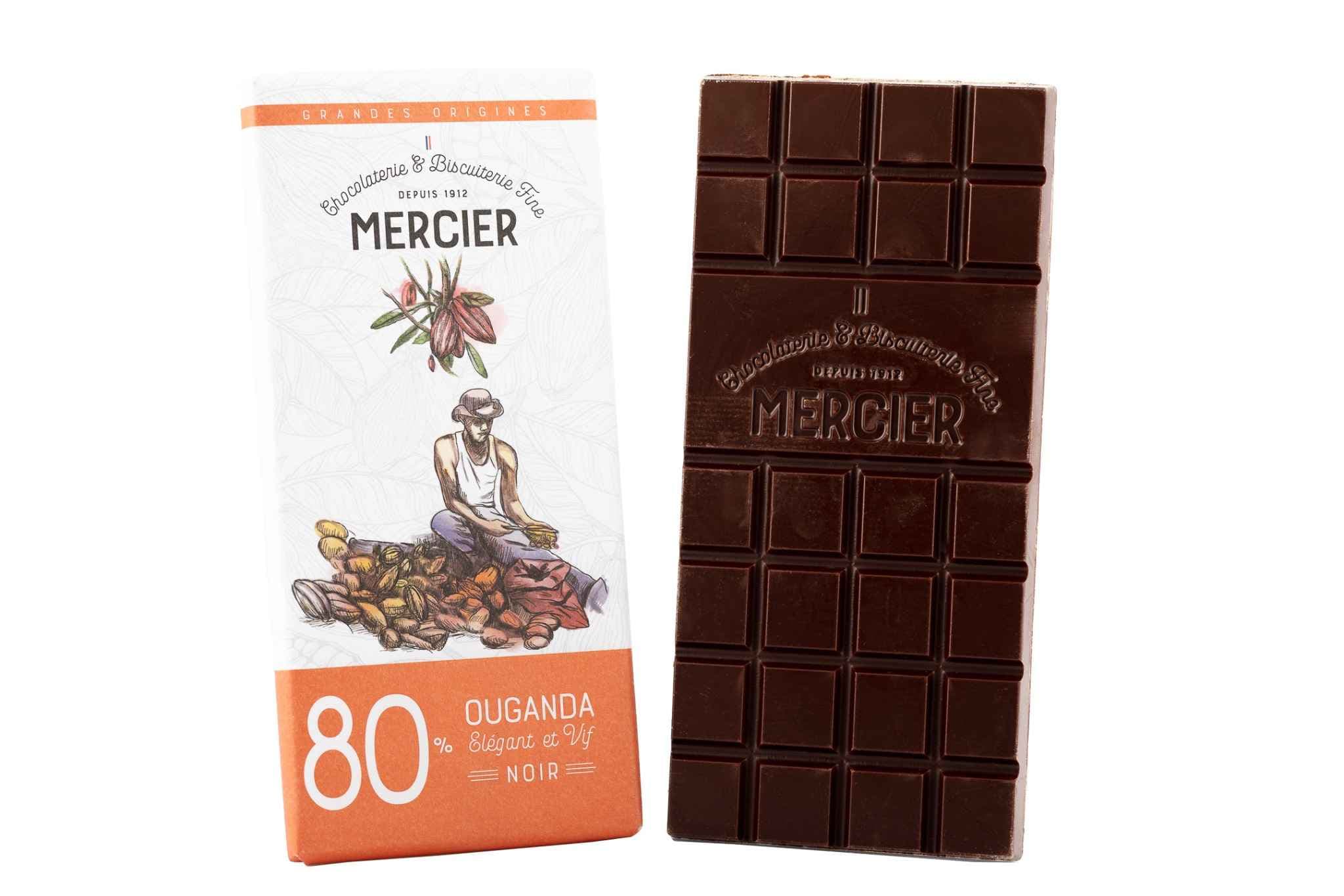 Tablette au chocolat Noir - Ouganda 80%