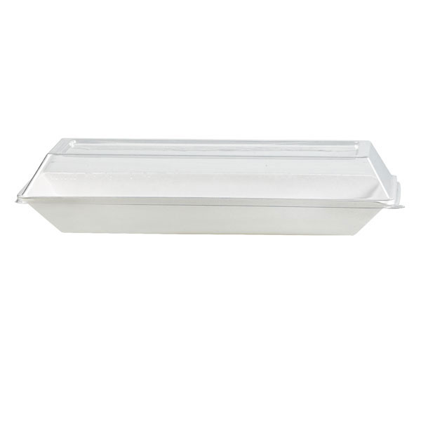 Couvercle dôme rectangulaire transparent en plastique pet  262x132x33mm, 100pcs