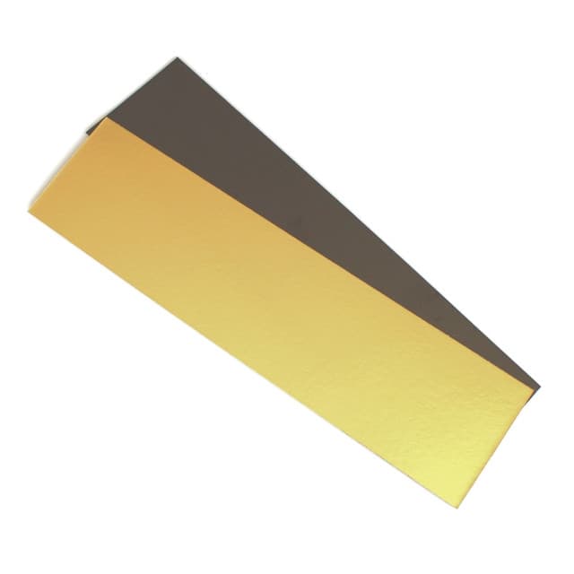 Semelle à bûche noir/or - 49x10cm - 50 pièces