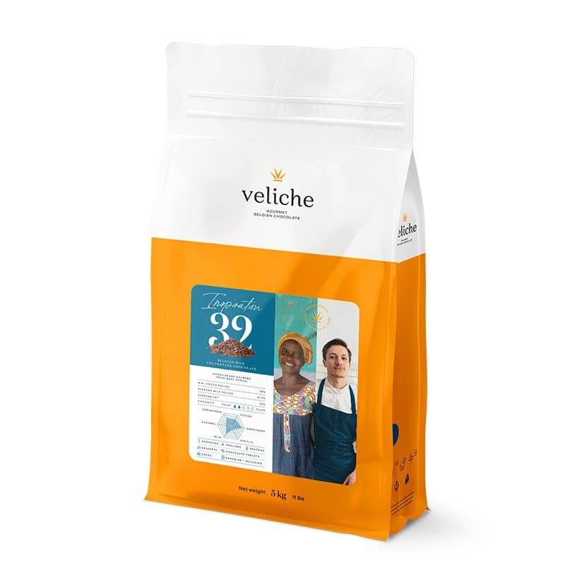 Inspiration 32 - chocolat belge de couverture au lait 32% - 2x5kg