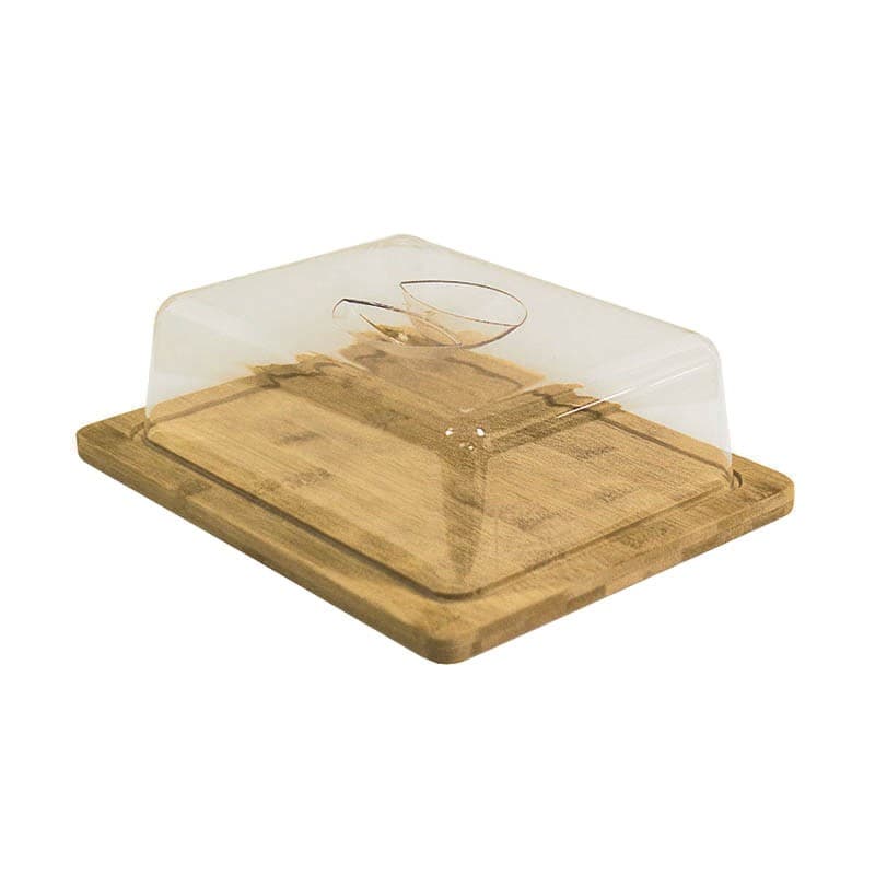 Bamboo cloche a fromage 25x20x8
