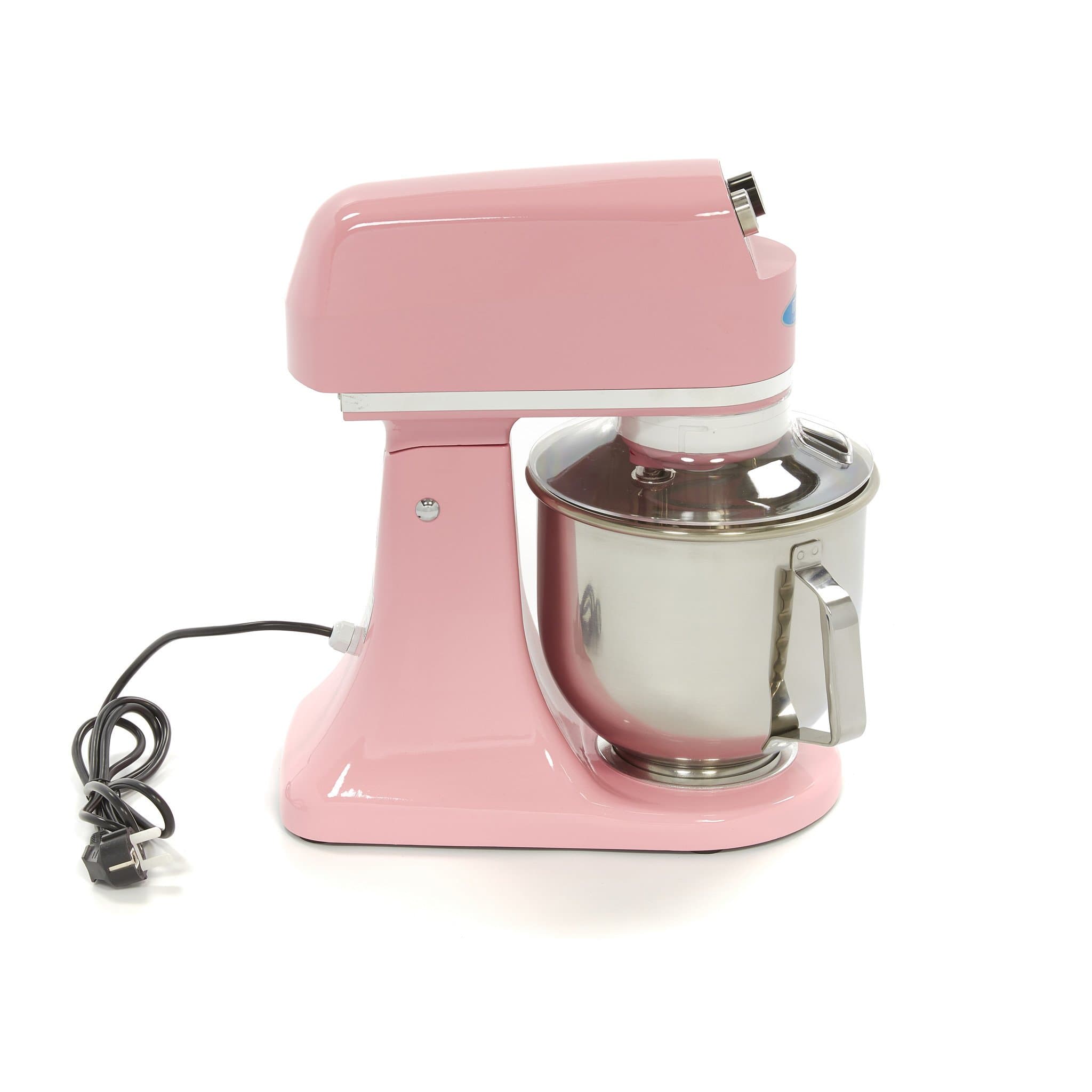 Batteur melangeur planetaire  7l rose pastel