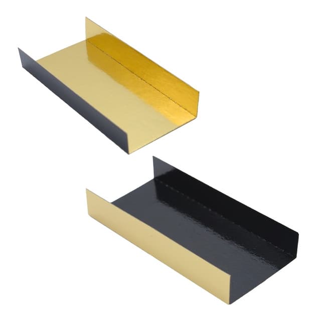 Support rail pâtisserie or/noir 100x45 par 200 pièces