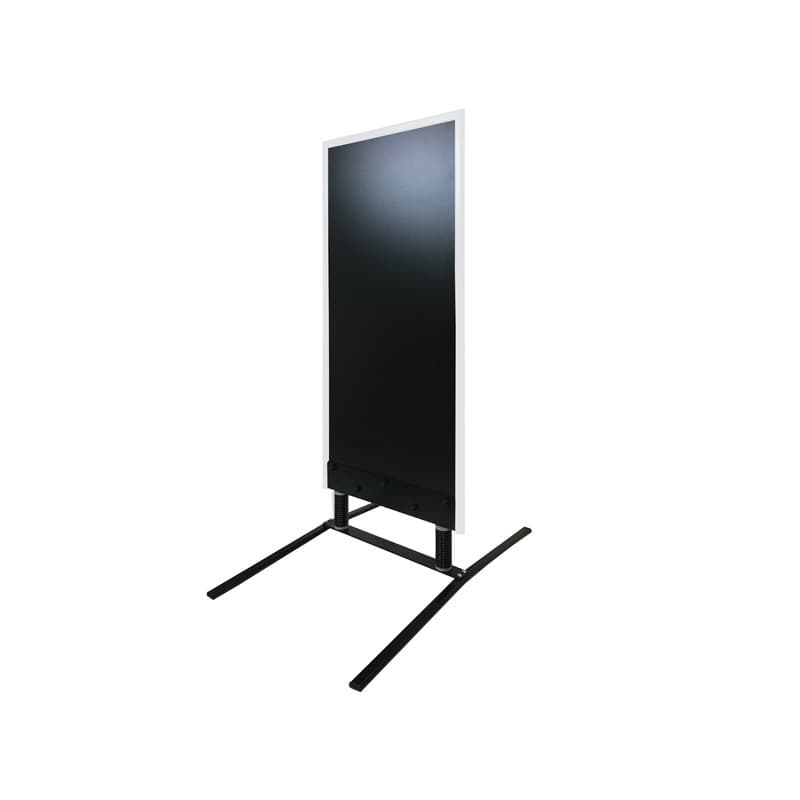 Panneau trottoir grande taille sur ressorts cadre blanc dimensions 152 x 65 cm - fabrication française