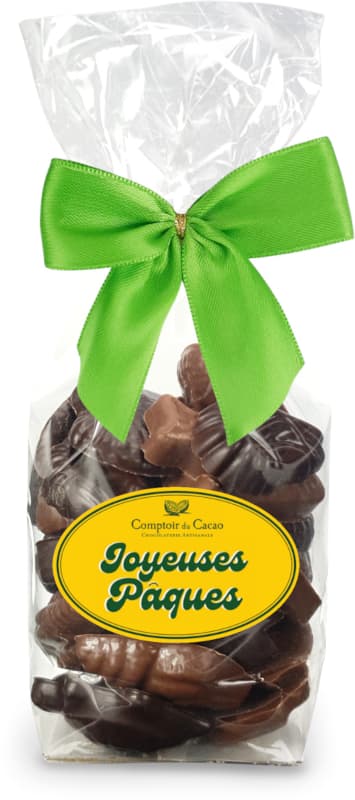 Sachet friture sèche noire et lait 100g