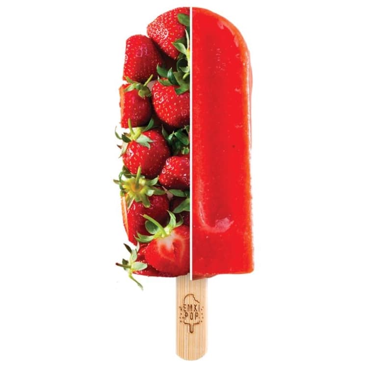 Emkipop jolie fraise 65 g par lot de  10