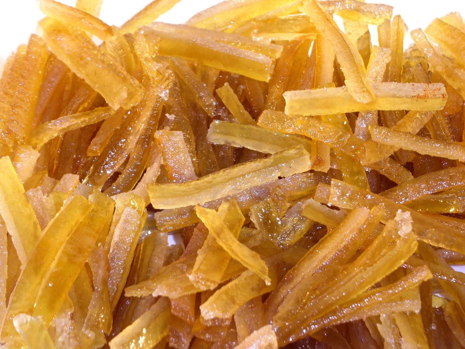 Aiguillettes de citrons rangées 1 kilo