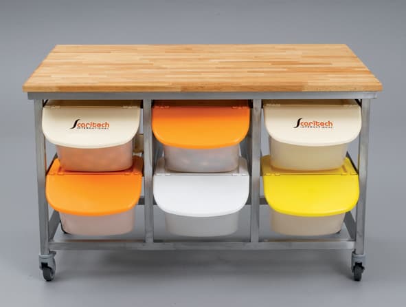 Table de tourage plateau bois (1400x700x900)