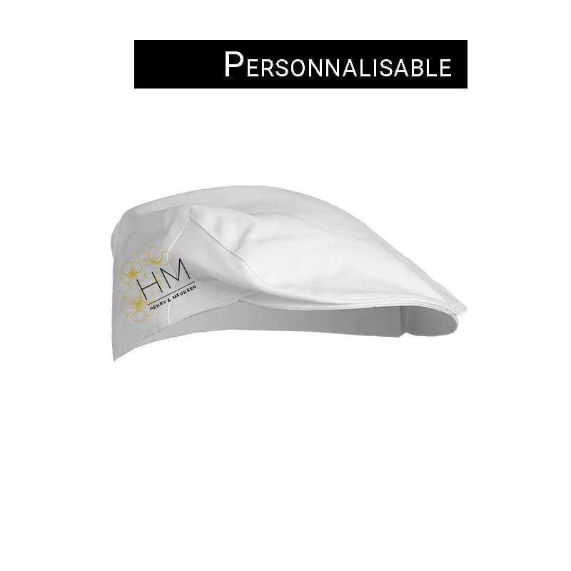Casquette boucher blanc