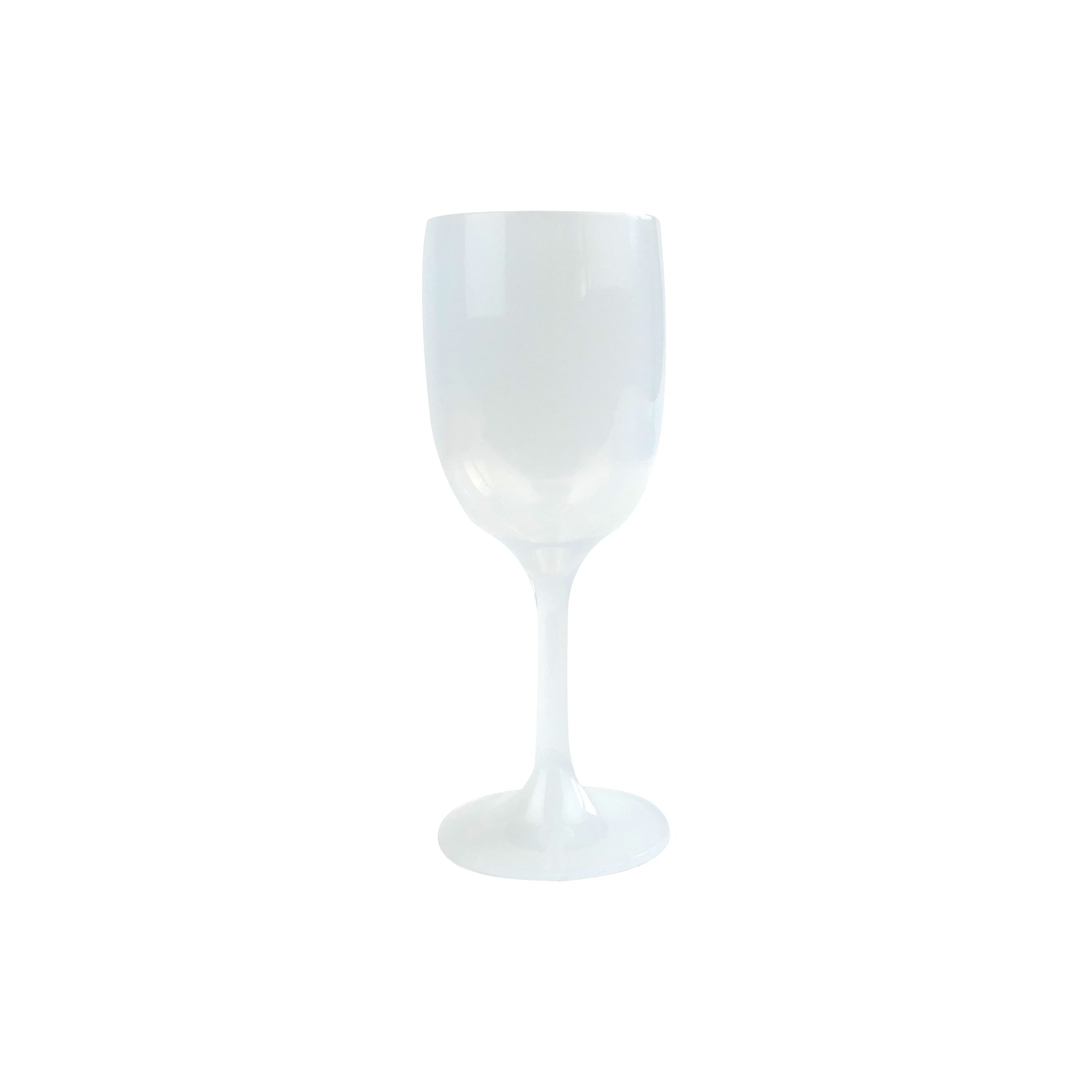 Verre à vin cupoly en plastique pp réutilisable ø 6cm h155mm 150ml, 12pcs