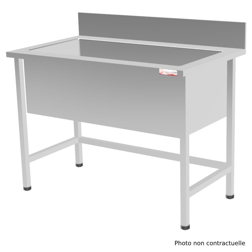 Plonge inox grand bac