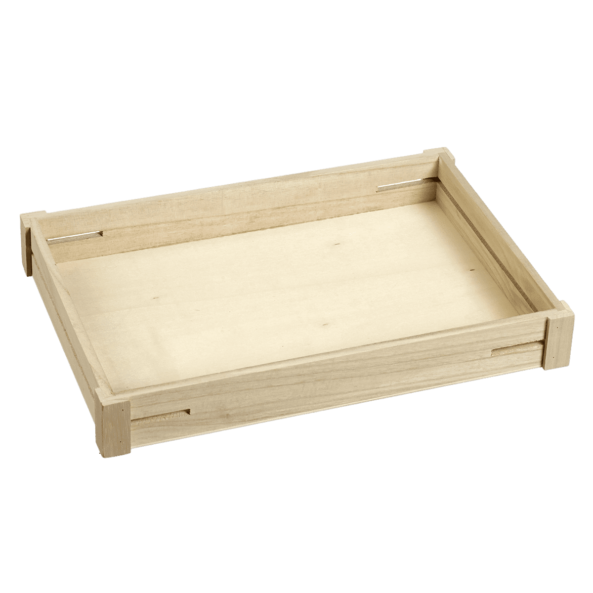 Plateau bois 346x237x46 mm - par 20 pièces