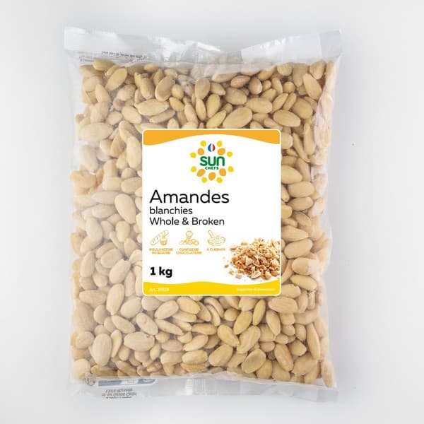 Amandes émondées w&b - lot de 6