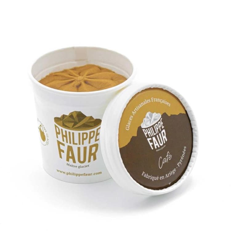 Crème glacée café 100 ml par lot de  9