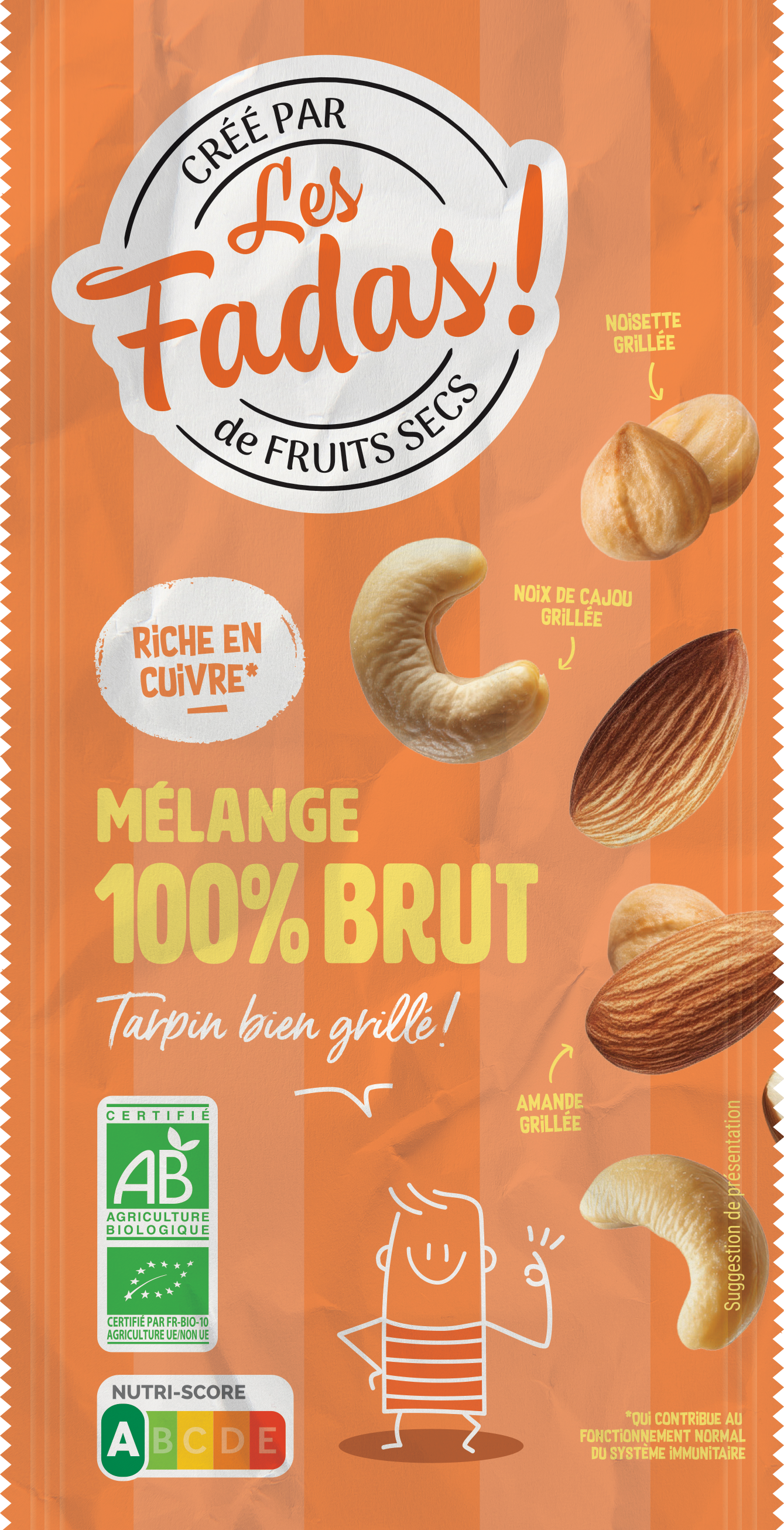 Les fadas - pocket mélange 100% brut- lot de 30