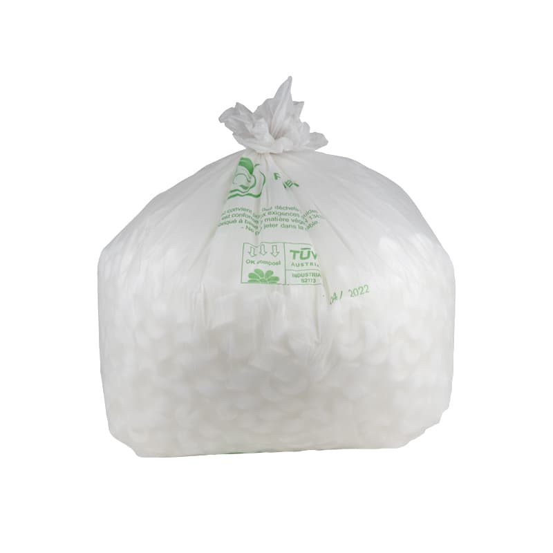 Sac poubelle blanc 420x200x115mm 130000ml, 100pcs
