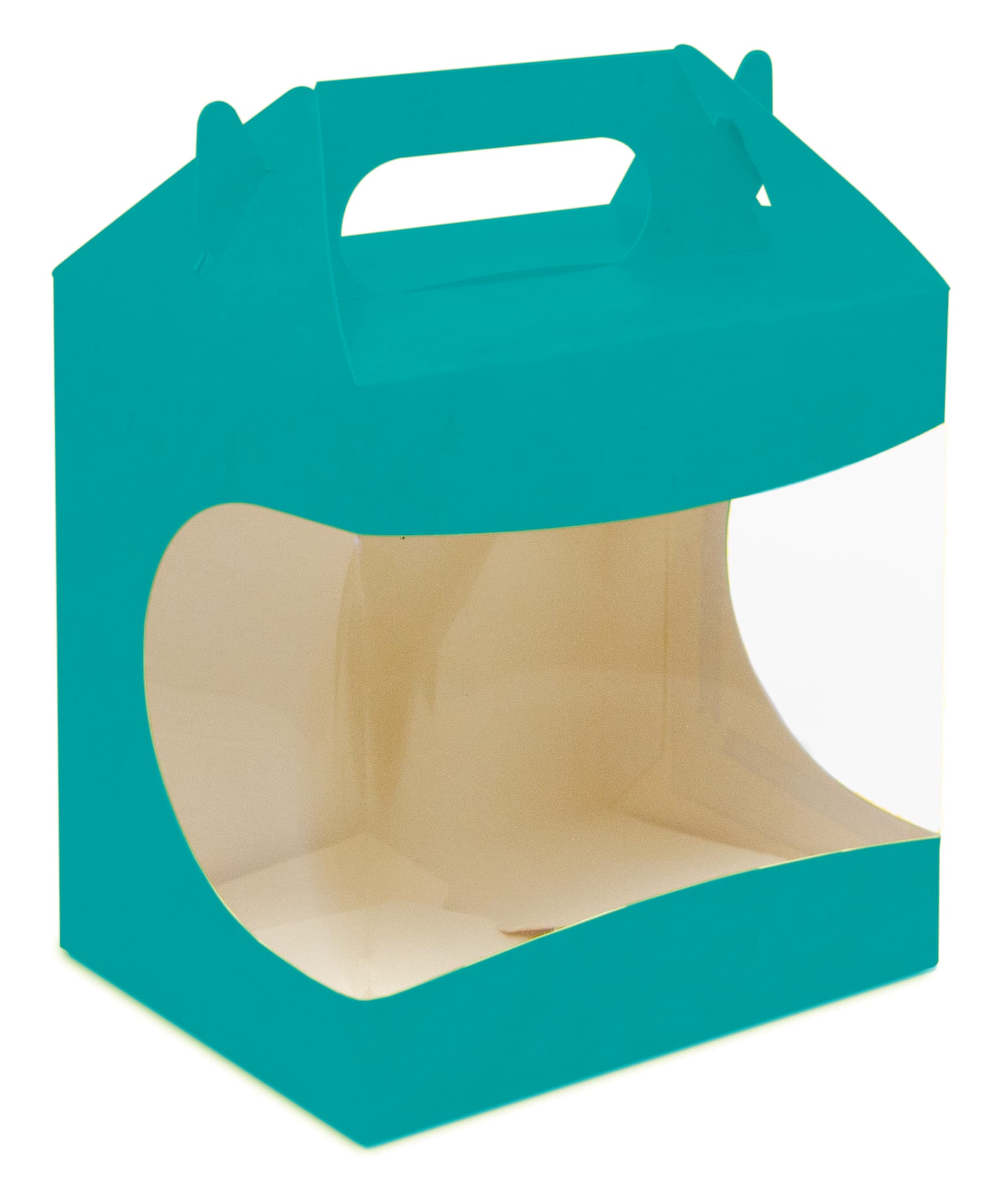 Boîte carton poule avec fenêtre    n°1 16x11x16 cm x 25