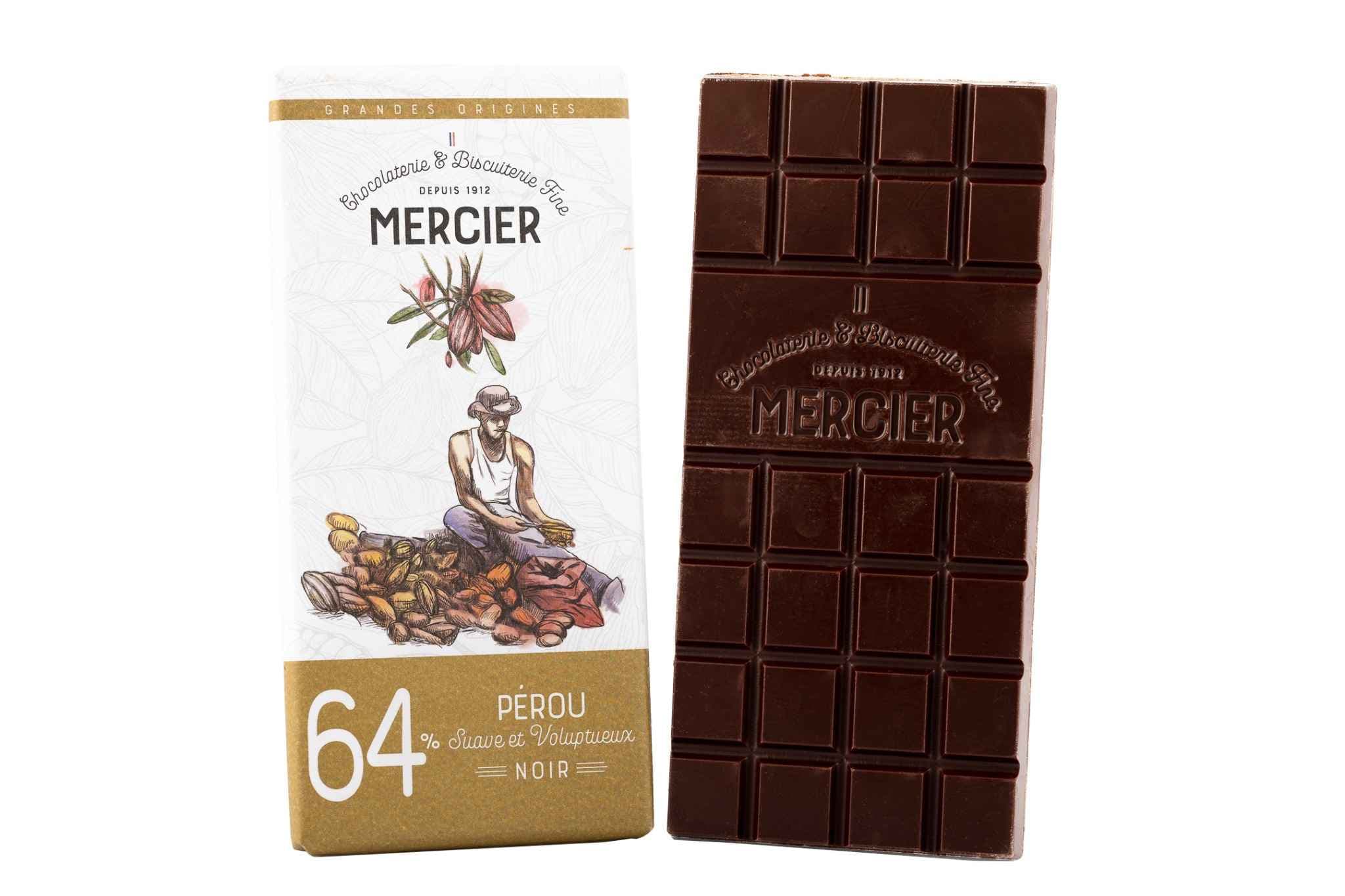 Tablette au chocolat Noir - Pérou 64%