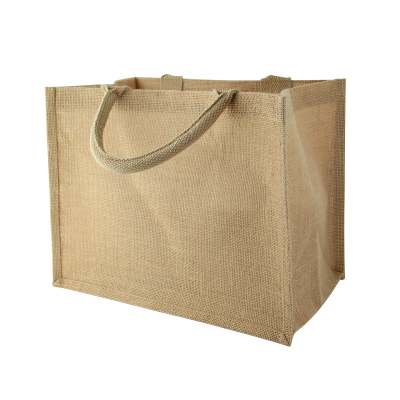 Sac cabas en jute brun 320x200x250mm, 30pcs
