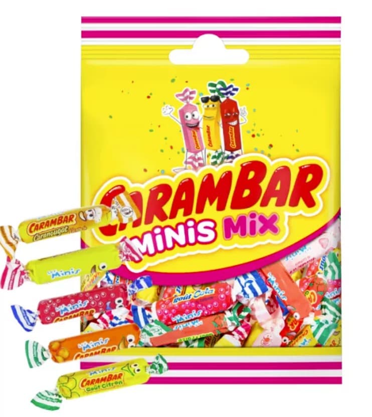 Carambar mini mixt 35gr, 30 sachets, carambar & co